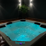 Banheira 2x2 spa completa com hidro 5 pessoas Aquecedor + cromoterapia