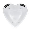 Banheira de Canto com hidro Coração (C) 1.93 (L) 1.93 (A) 0.60