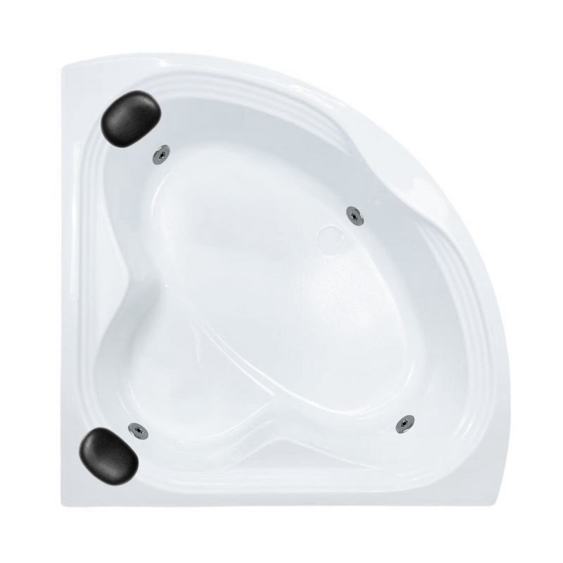 Banheira de Canto com hidro Italica (C) 1.35 (L) 1.35 (A) 0.50