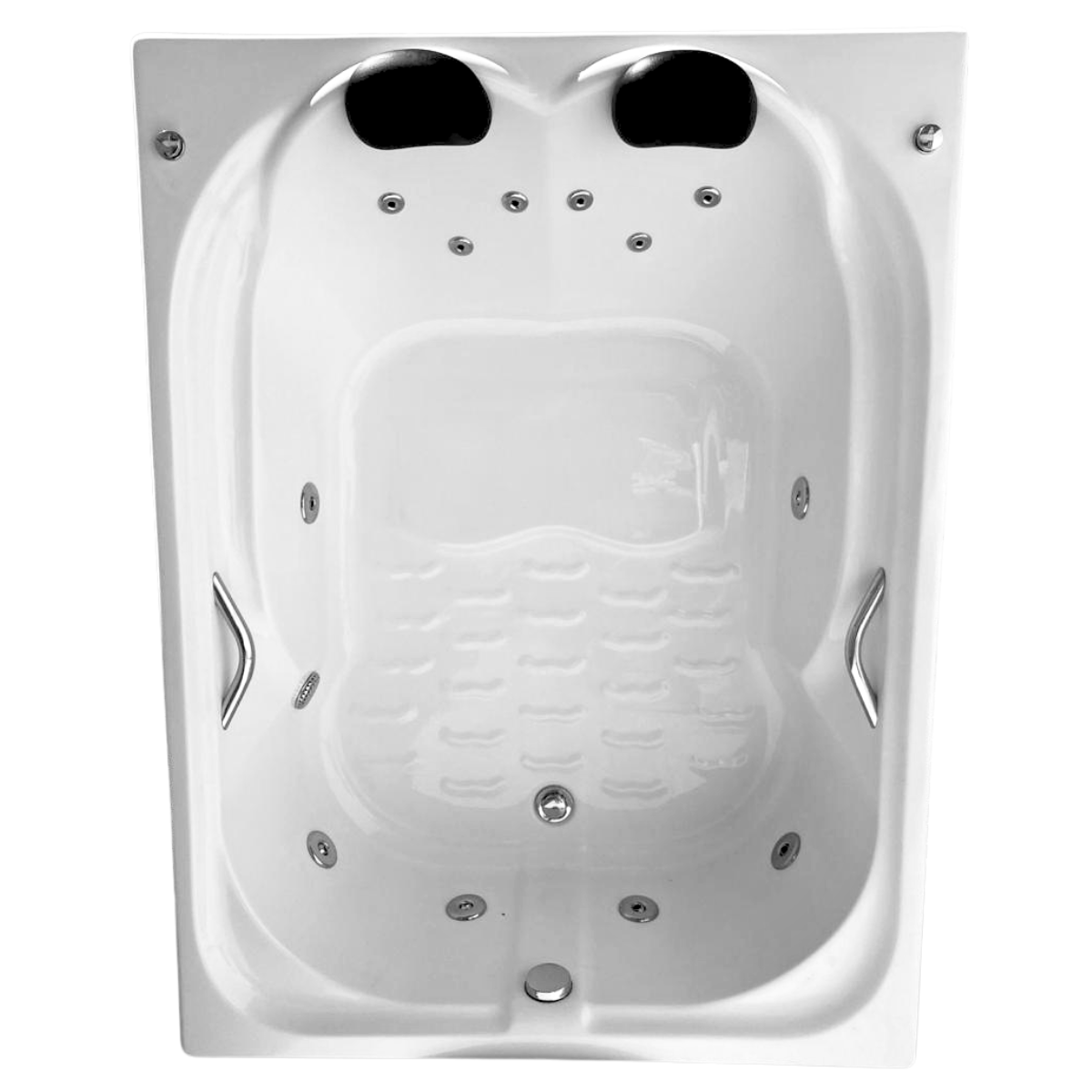 Banheira Dupla Com Hidro Paraty (C) 1,80 x (L) 1,10 x (A) 0,49