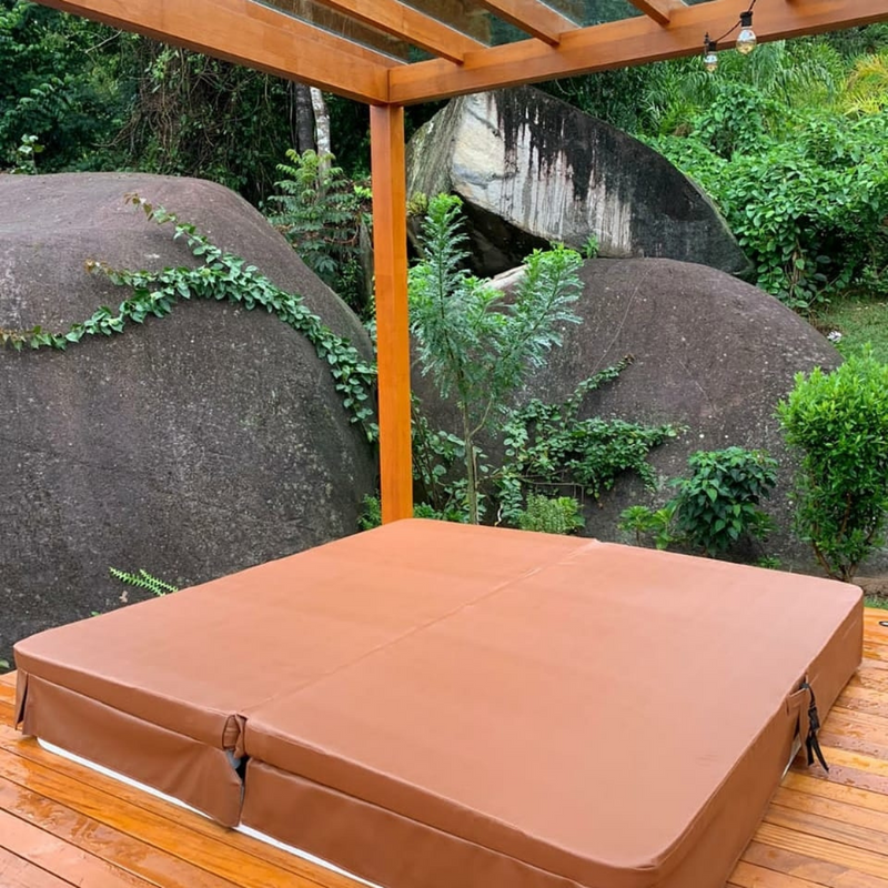Tampão térmico dourado - sob medida