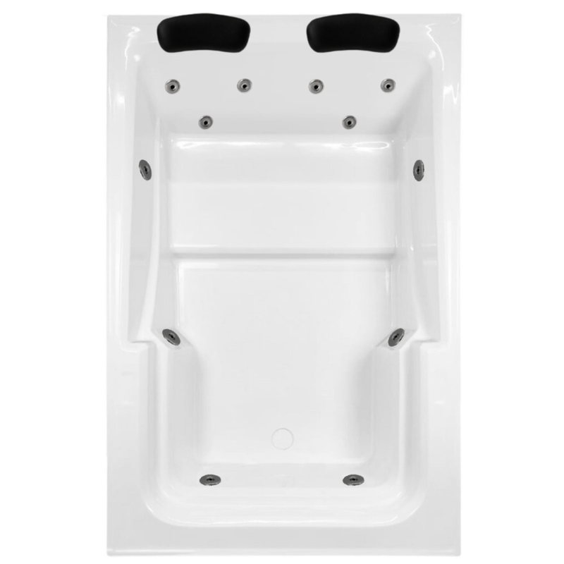 Banheira Dupla Com Hidro Iguaba (C) 1,80 (L) 1,20 x (A) 0,45