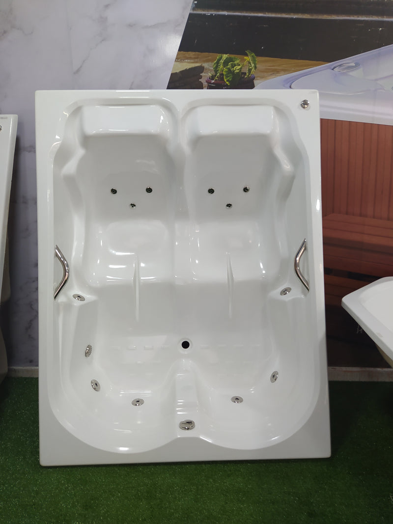 Banheira Com Hidromassagem Dupla Grécia Master Com Aquecedor e Cromoterapia