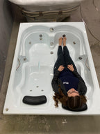 Banheira Dupla Com Hidro Grécia Master (C) 1.80 (L) 1.40 (A) 0.50