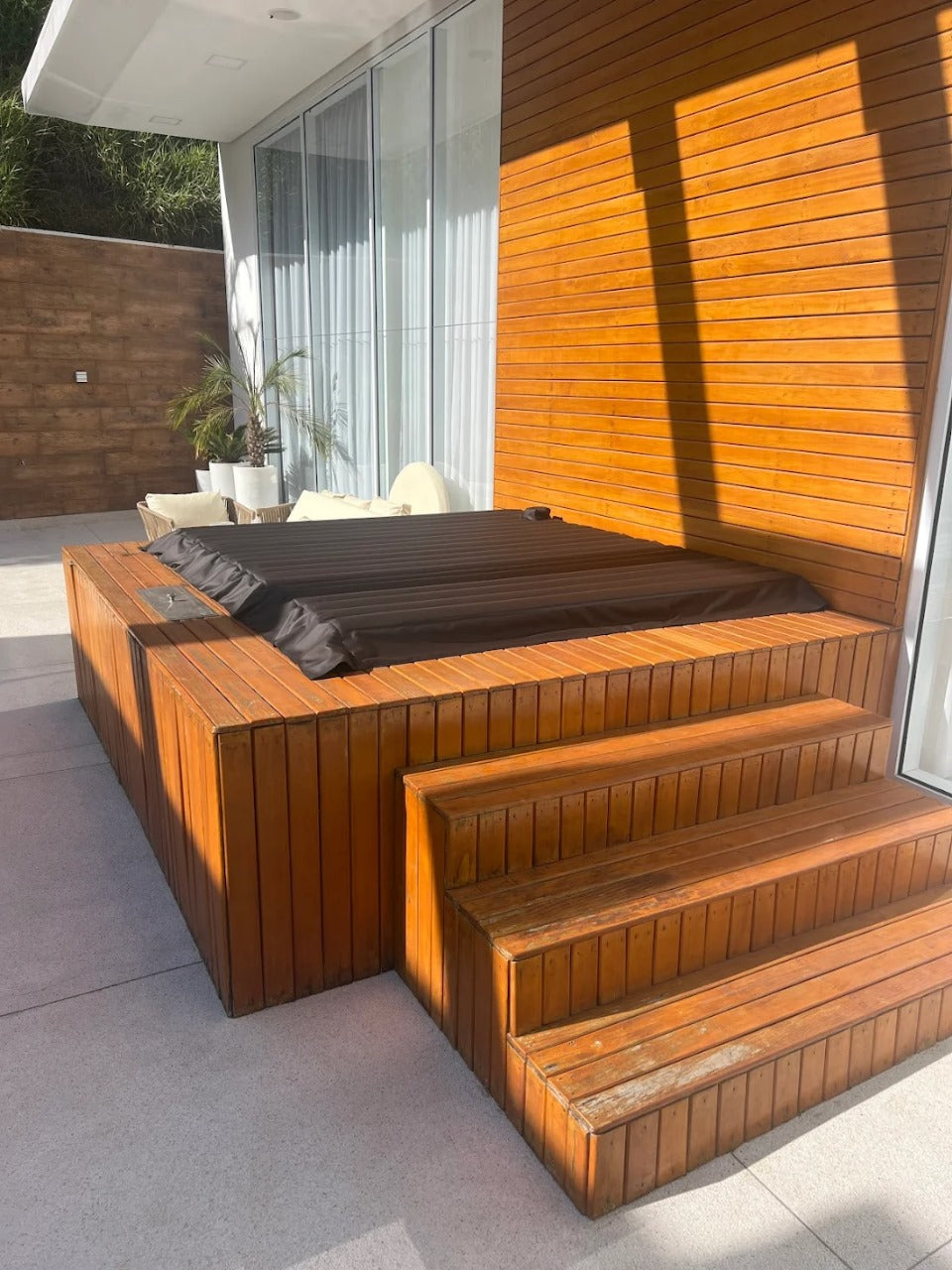 Capa térmica enrolavel café - sob medida