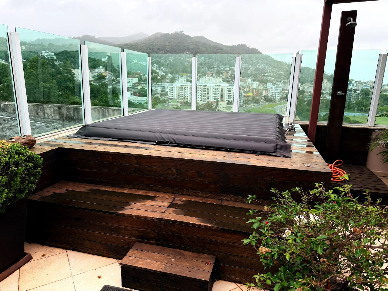 Capa térmica enrolavel café - sob medida