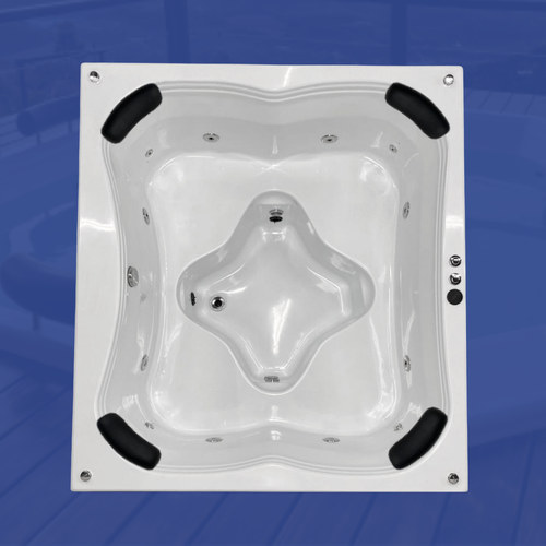 banheira jacuzzi 4 lugares com aquecedor e cromoterapia