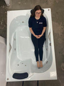 Banheira Dupla com Hidro Frente a frente (C) 1,80 (L) 1,10 (A) 0,50