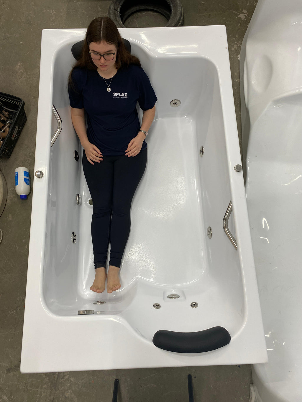 Banheira Dupla com hidro Porto Príncipe (C) 1.50 (L) 1.10 (A) 0.55