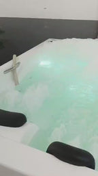 Banheira spa 2x2 para área externa completa + aquecedor + led