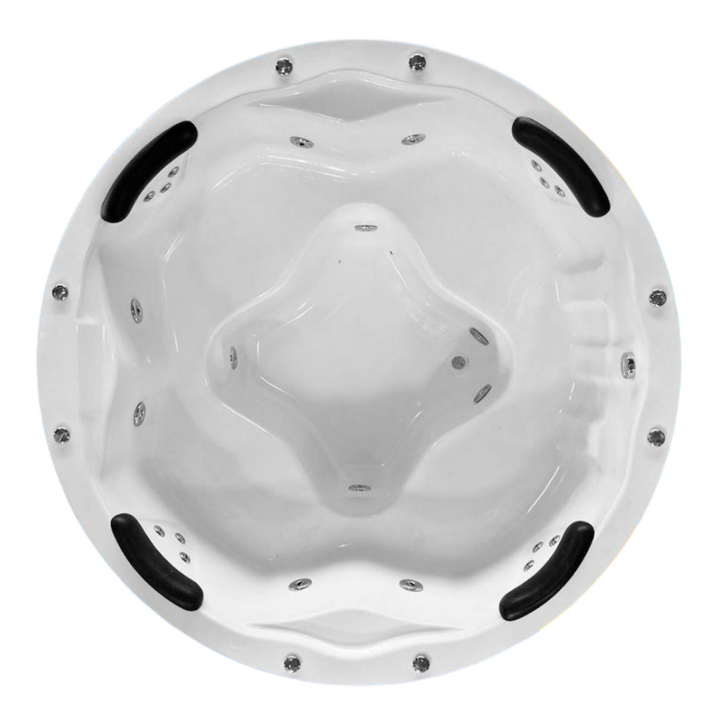 SPA 4 LUGARES REDONDO 1.80 x 1.80 COM 20 JATOS