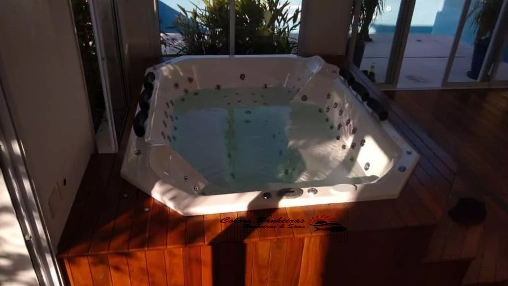 Spa de hidromassagem 10 lugares 2,90x2,20m