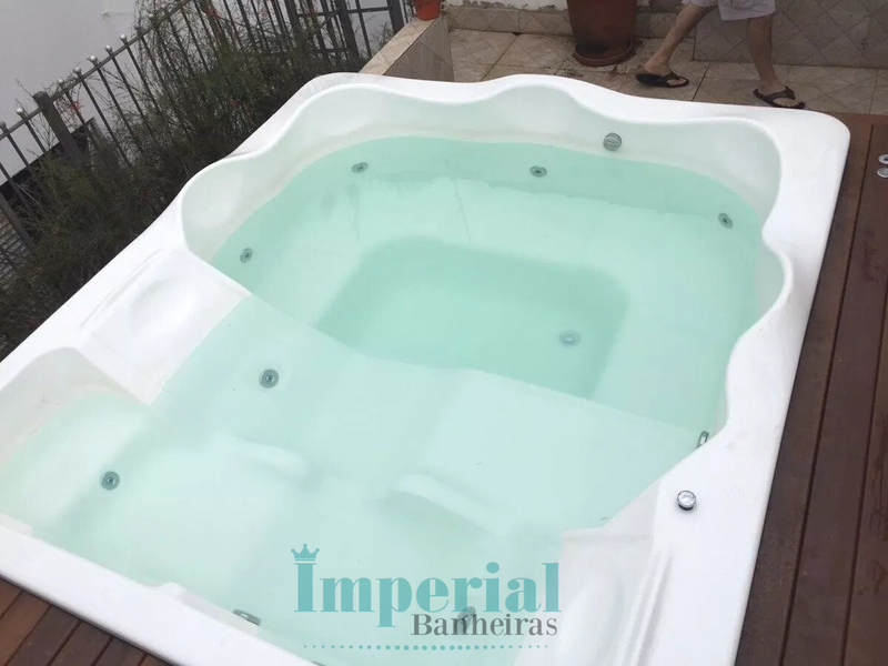 Spa com hidromassagem Copacabana 7 lugares completo 240x220