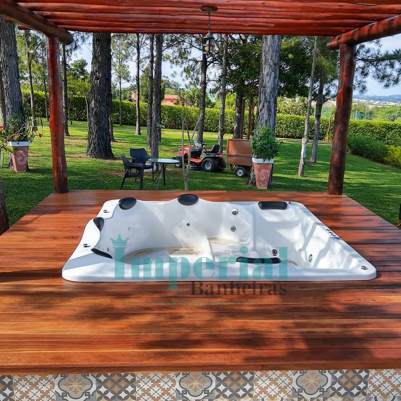 Spa com hidromassagem Copacabana 7 lugares completo 240x220