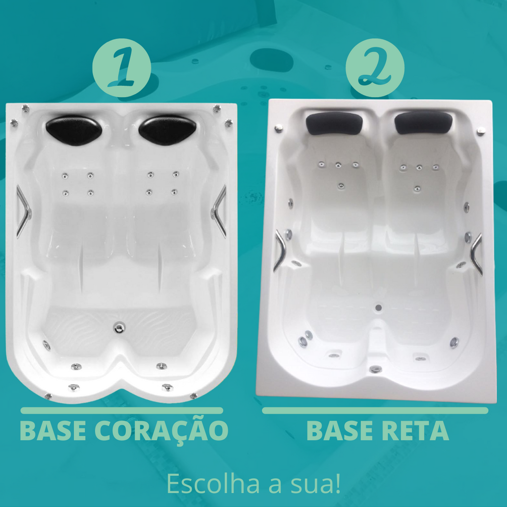 Banheira Dupla Grécia Master Top