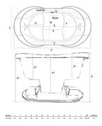 Ofurô Duplo Star 1.50 x 0.80 Com Hidromassagem Aquecedor e Cromoterapia