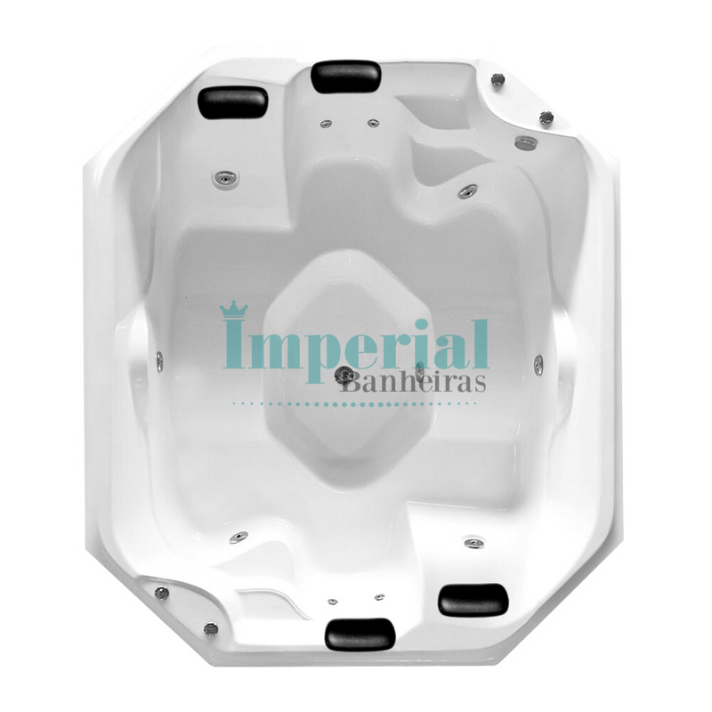Spa Externo com hidro 6 lugares – 210x180 Aquecedor e cromoterapia